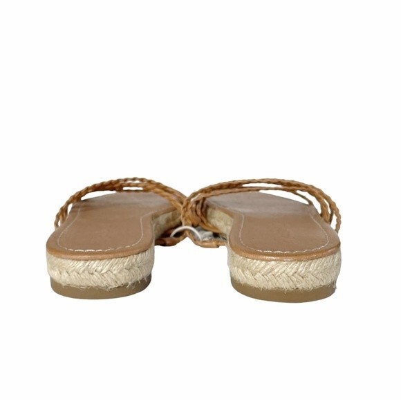 NEW Madewell The Kathryn Espadrille Slide Sandal Tan Leather Women’s Size 6.5 - Picture 11 of 15